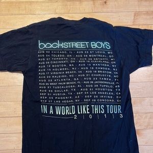 Women's Black 'In A World Like This' Tour Tee